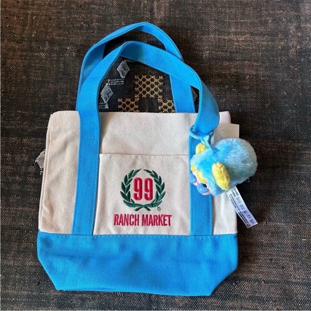 NWT 99 Ranch Mini Market Tote in Baby Blue